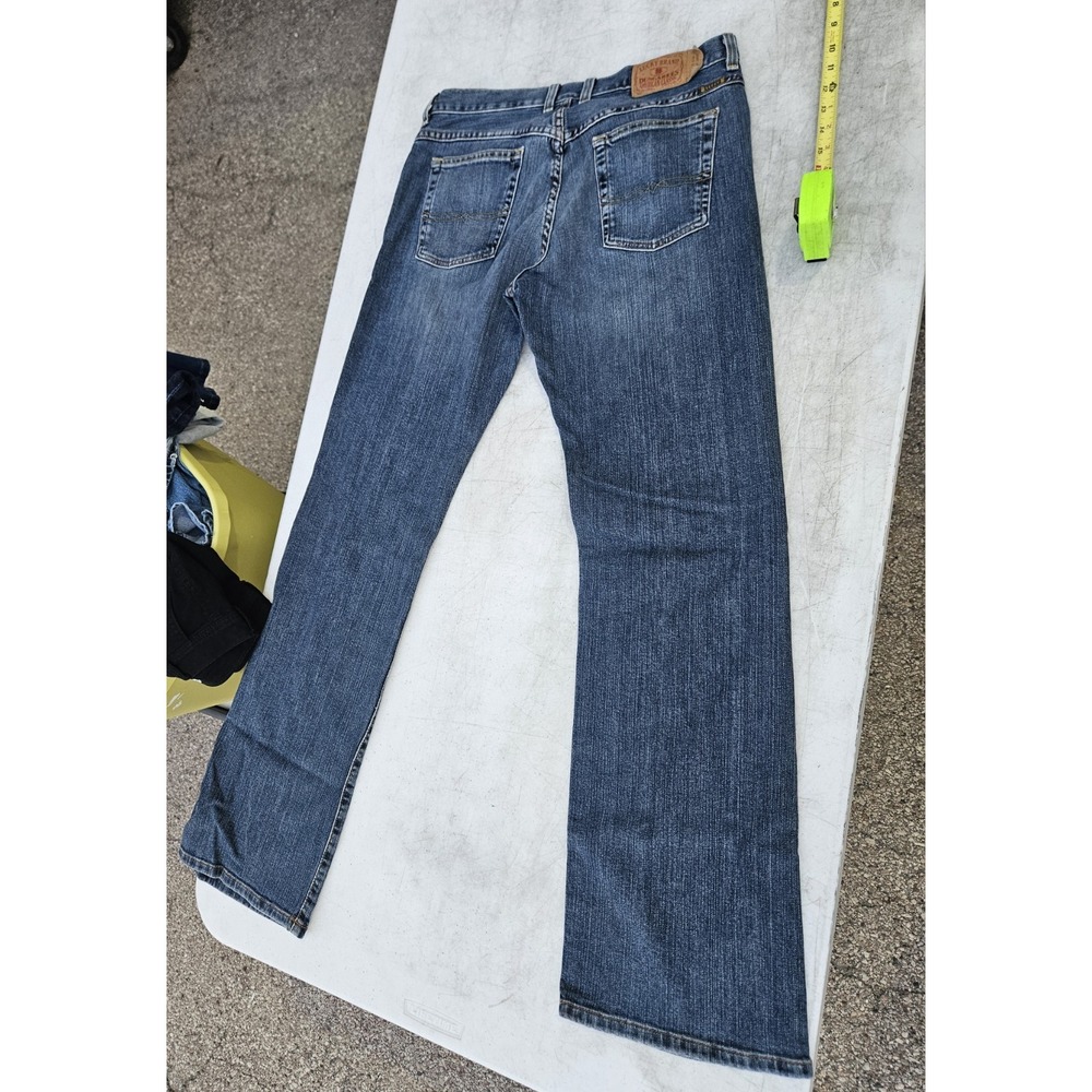 Lucky Brand Jeans Women's Blue Easy Rider Button-Fly Denim Size 12 | 31 Long Len - Picture 10 of 10